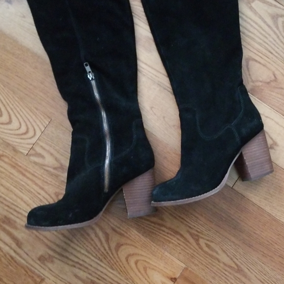 Splendid Black Suede Loretta OTK Boot - Picture 3 of 8